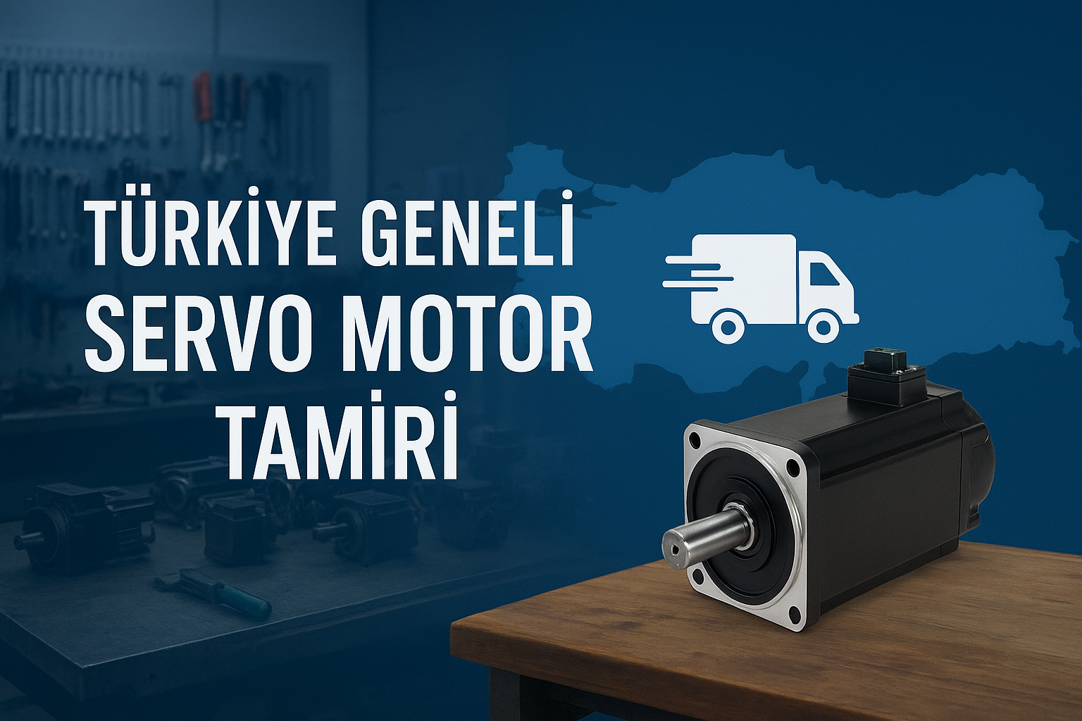 Türkiye Geneli Servo Motor Tamiri | Ova Servo – Profesyonel Servo ve Spindle Motor Onarımı